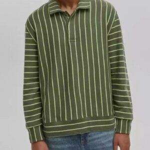 Mode of One Men's Long Sleeve French Terry Shirt Wild Ivy Size L